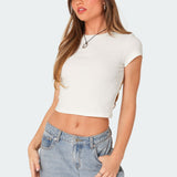 Better Basics Cropped T Shirt