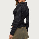 Araceli Pinstripe Tailored Shirt