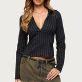 Araceli Pinstripe Tailored Shirt