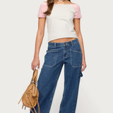 Liva Contrast Raglan T Shirt