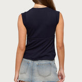 Rusanna V Neck Babydoll Top
