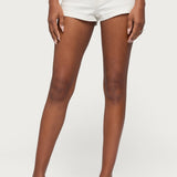 Studded Belt Denim Micro Shorts