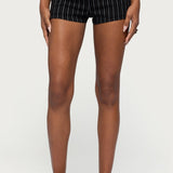Violetta Striped Micro Shorts