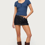 Kady Striped Henley T Shirt