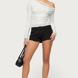 Layered Lacey Off Shoulder Top