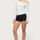 Layered Lacey Off Shoulder Top