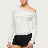 Layered Lacey Off Shoulder Top