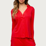 Justina Button Up Top