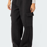 Wide Leg Cargo Joggers