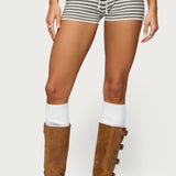 Lillian Striped Knit Shorts
