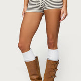 Lillian Striped Knit Shorts