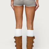 Lillian Striped Knit Shorts