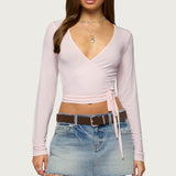 Malenna Wrap Top