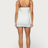 Rosalyna Polka Dot Mini Dress