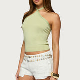 Paradiso Knit Halter Top
