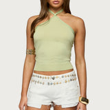 Paradiso Knit Halter Top