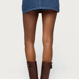 Camelia Denim Mini Skort
