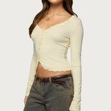 Gayle Lacey Button Up Top