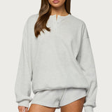 Baila Waffle Henley Top