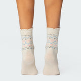 Bow & Heart Socks