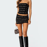 Arlette Grommet Strapless Corset