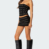 Arlette Grommet Strapless Corset