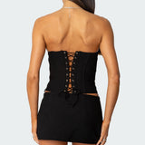 Arlette Grommet Strapless Corset