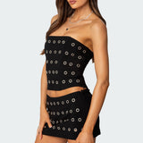 Arlette Grommet Strapless Corset
