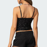 Celene Sequin Tank Top