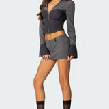Angela Tailored Mini Skort