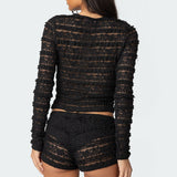 Maisley Sheer Lace Top