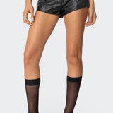 Alba Faux Leather Shorts