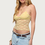 Eira Sheer Lace Tank Top