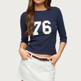 Seventy Six Quarter Sleeve T Shirt