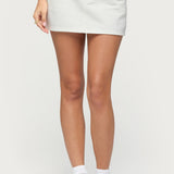Spencer Low Rise Denim Micro Skirt