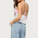 Tilly Mixed Print Top