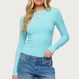 Galah Ribbed Long Sleeve T Shirt