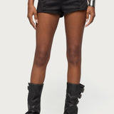 Sloane Faux Suede Micro Shorts