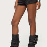 Sloane Faux Suede Micro Shorts