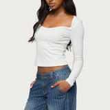 Ximena Scoop Neck Top