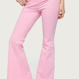 Petite Naomi Foldover Flared Leggings