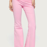 Petite Naomi Foldover Flared Leggings