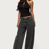 Lielle Lacey Layered Halter Top