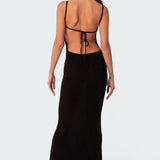 Clea Open Back Maxi Dress