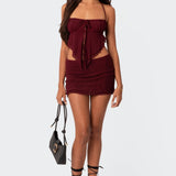 Ariyah Mesh Mini Skirt