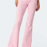 Naomi Foldover Flared Leggings