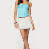 Seaborn Strapless Twist Front Top