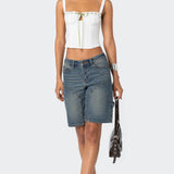 Garden Girl Ribbon Eyelet Corset