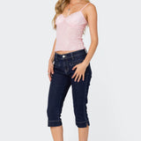 Angelina Sheer Lace Tank Top