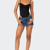 Raven Cupped Eyelet Bodysuit